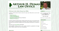Desktop Screenshot of dumaslawoffice.com